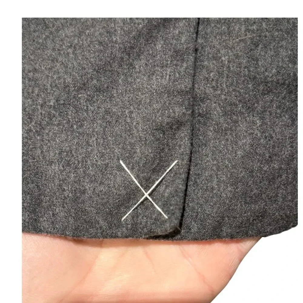 Talbots‎ Blazer Women 10P Gray Wool Fabric Woven in Italy Single Button NWOT